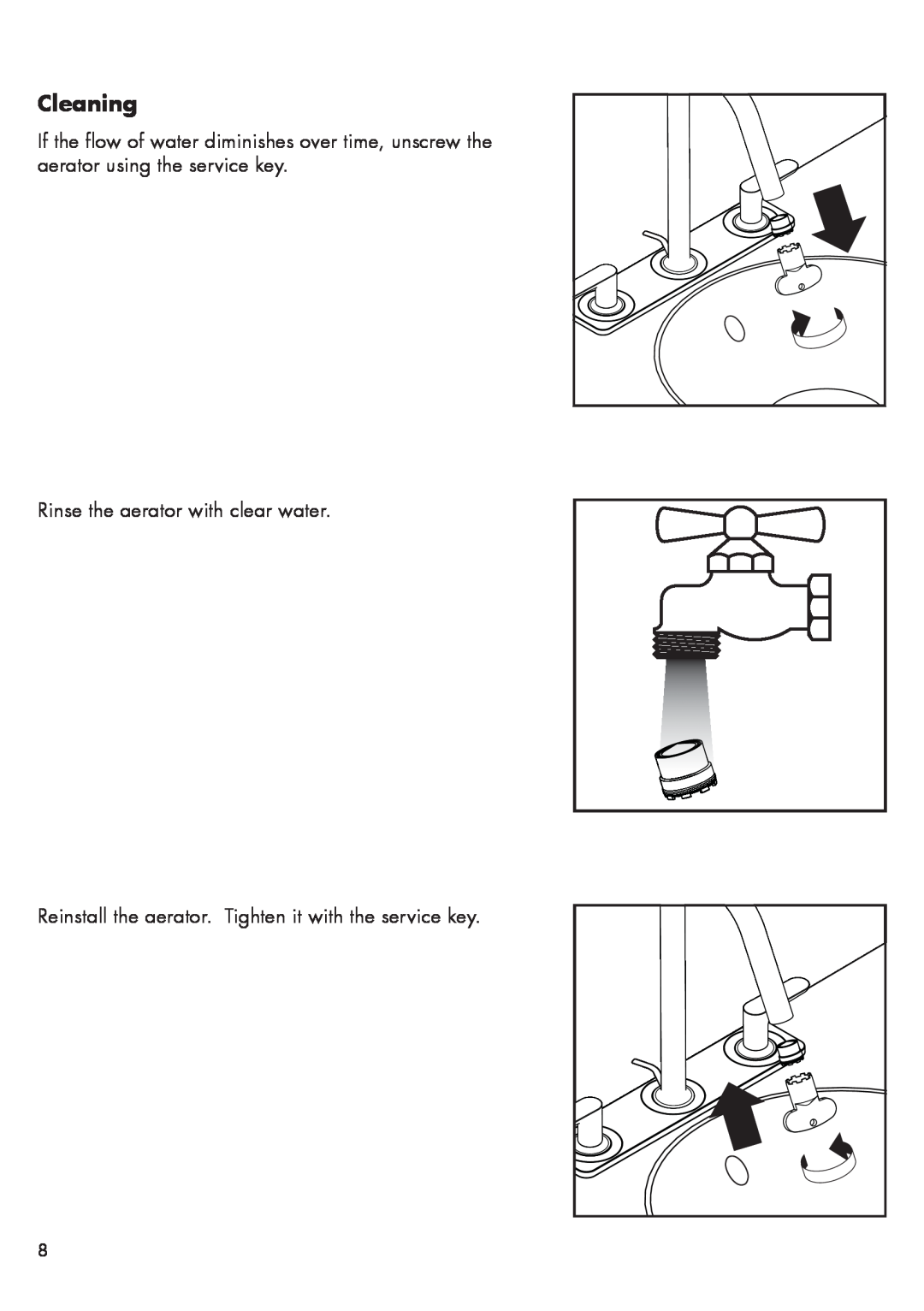 Axor 34134XX1 installation instructions Cleaning 