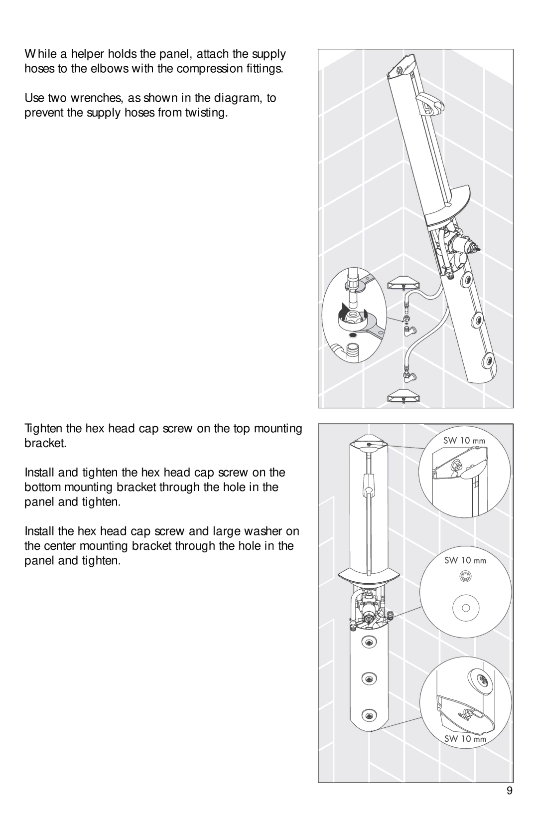 Axor Showerpanel installation instructions 