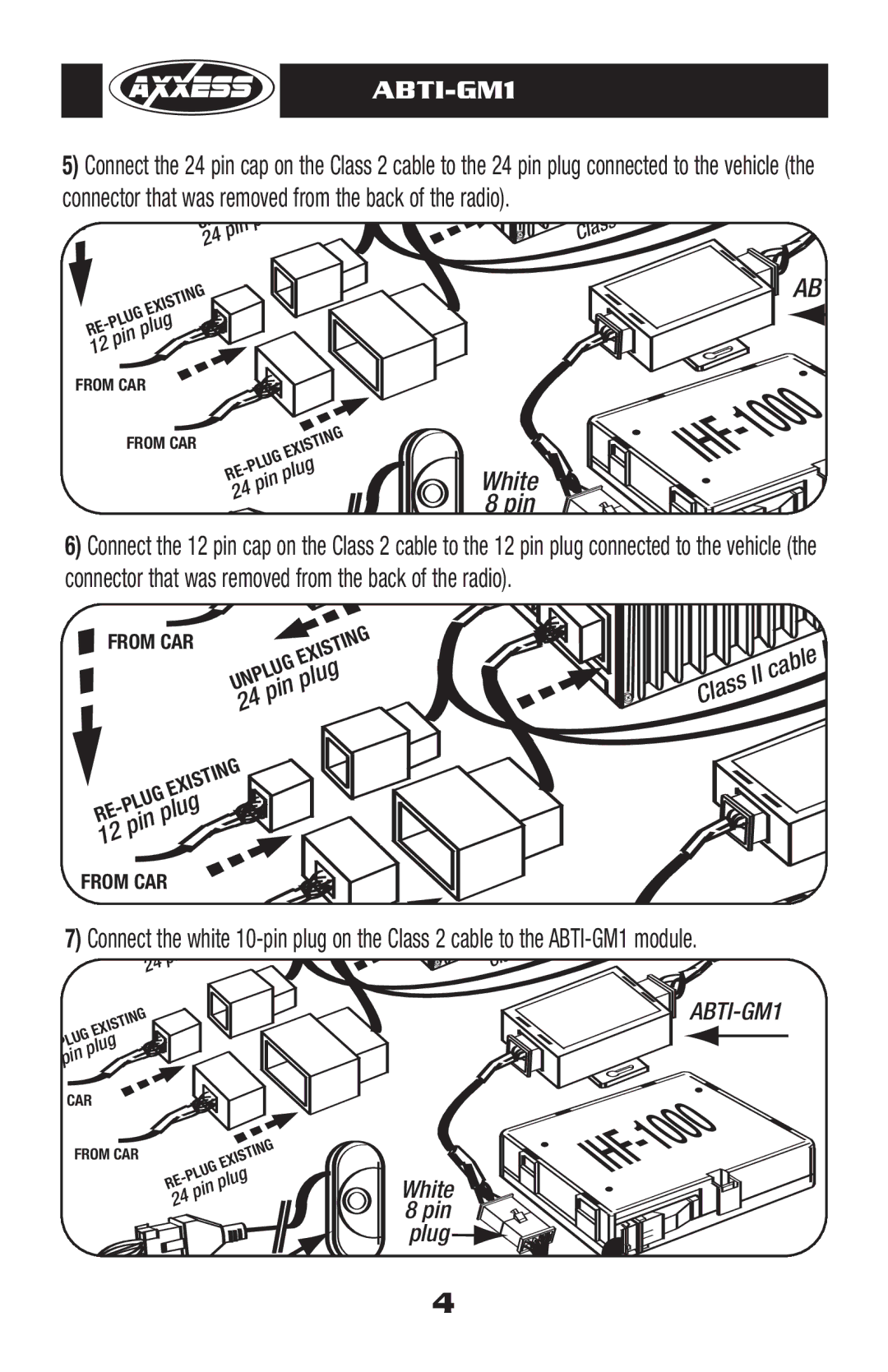 Axxess Interface ABTI-GM1 manual Abt 