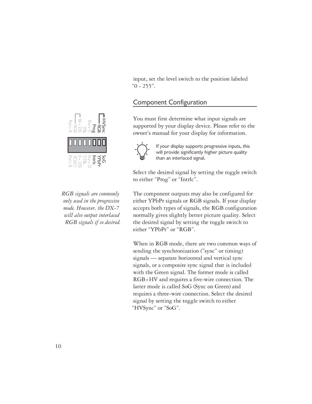 Ayre Acoustics DX-7 owner manual Component Configuration 