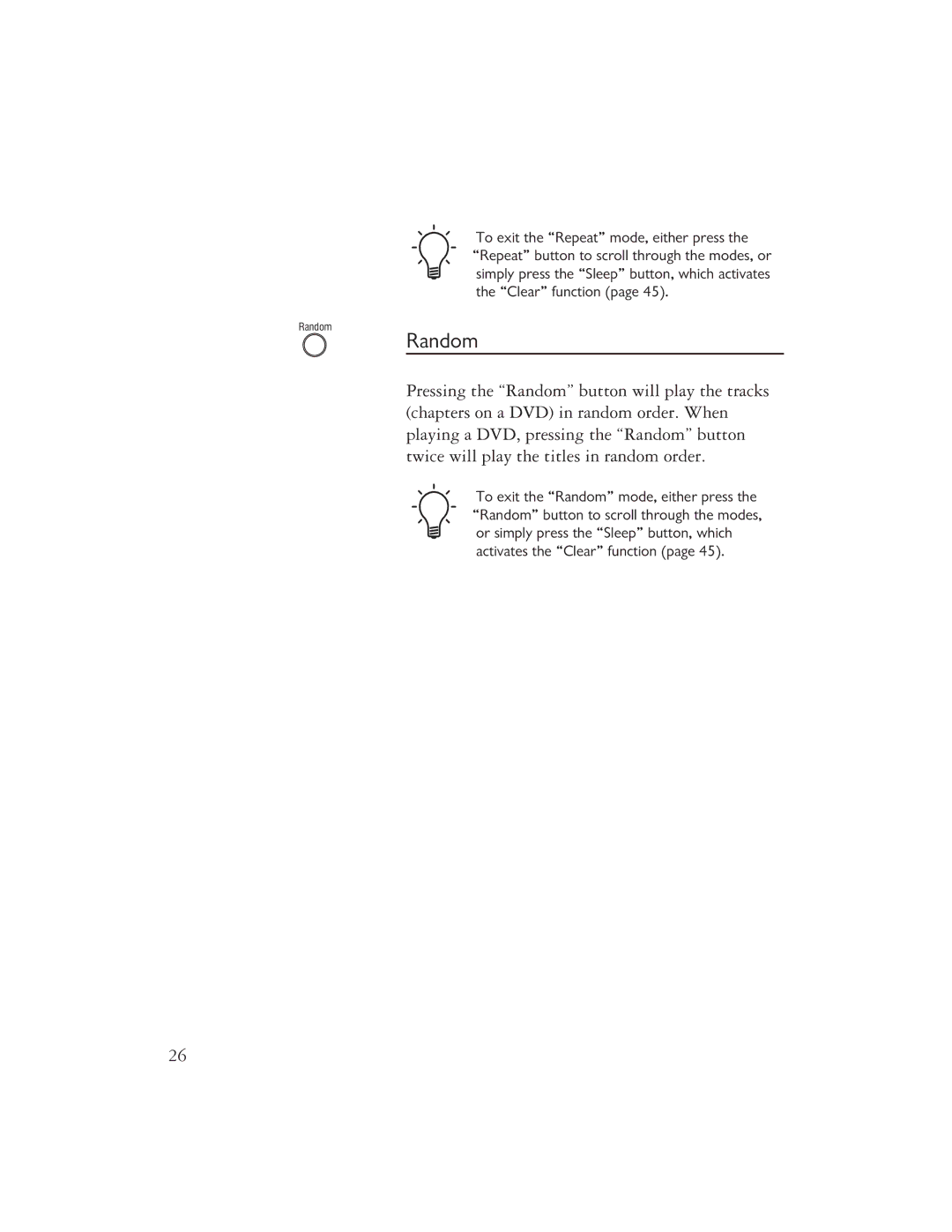 Ayre Acoustics DX-7 owner manual Random 