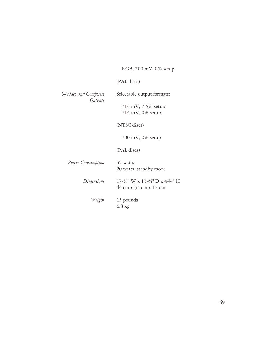 Ayre Acoustics DX-7 owner manual Dimensions 