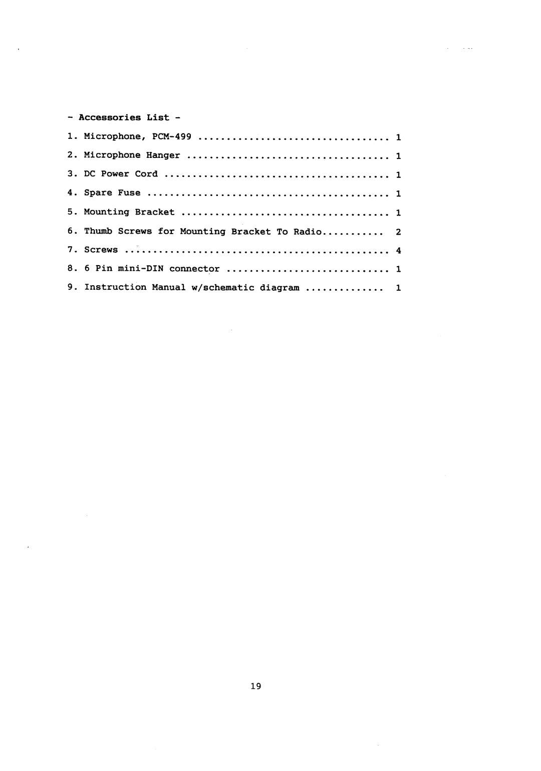 Azden PCS-9600D manual 