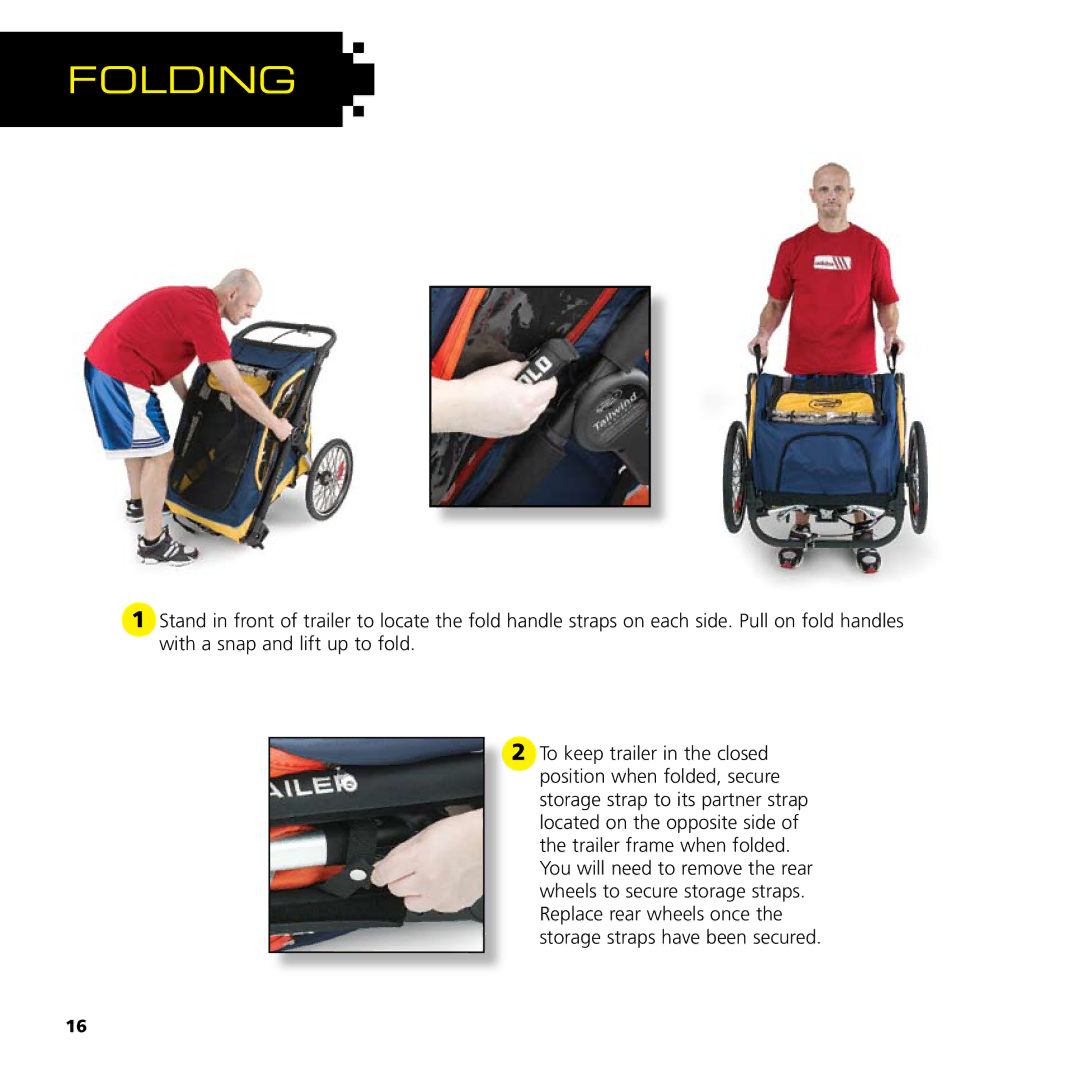 Baby Jogger Bicycle Accessories manual Folding 