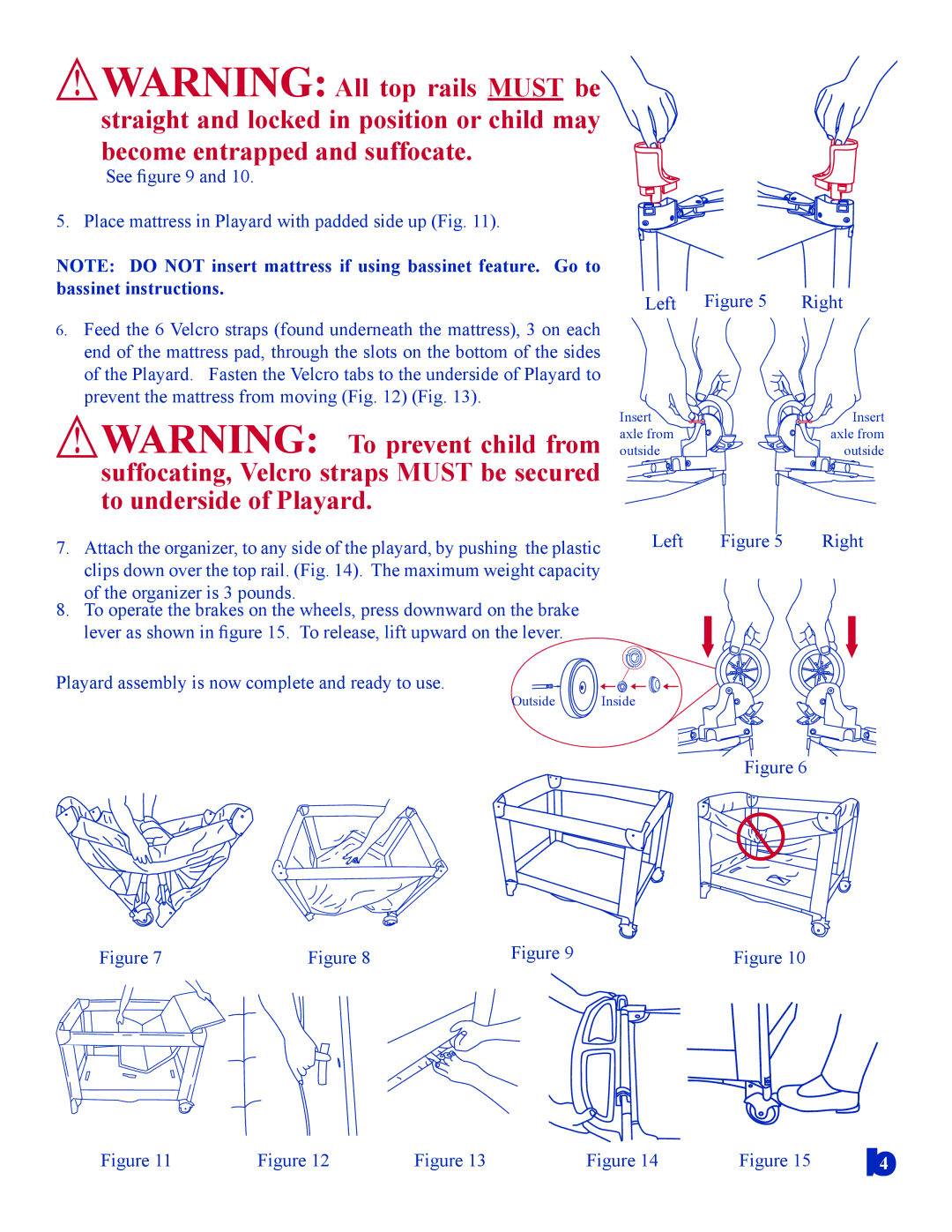 Baby Trend 8136BCC manual Right 