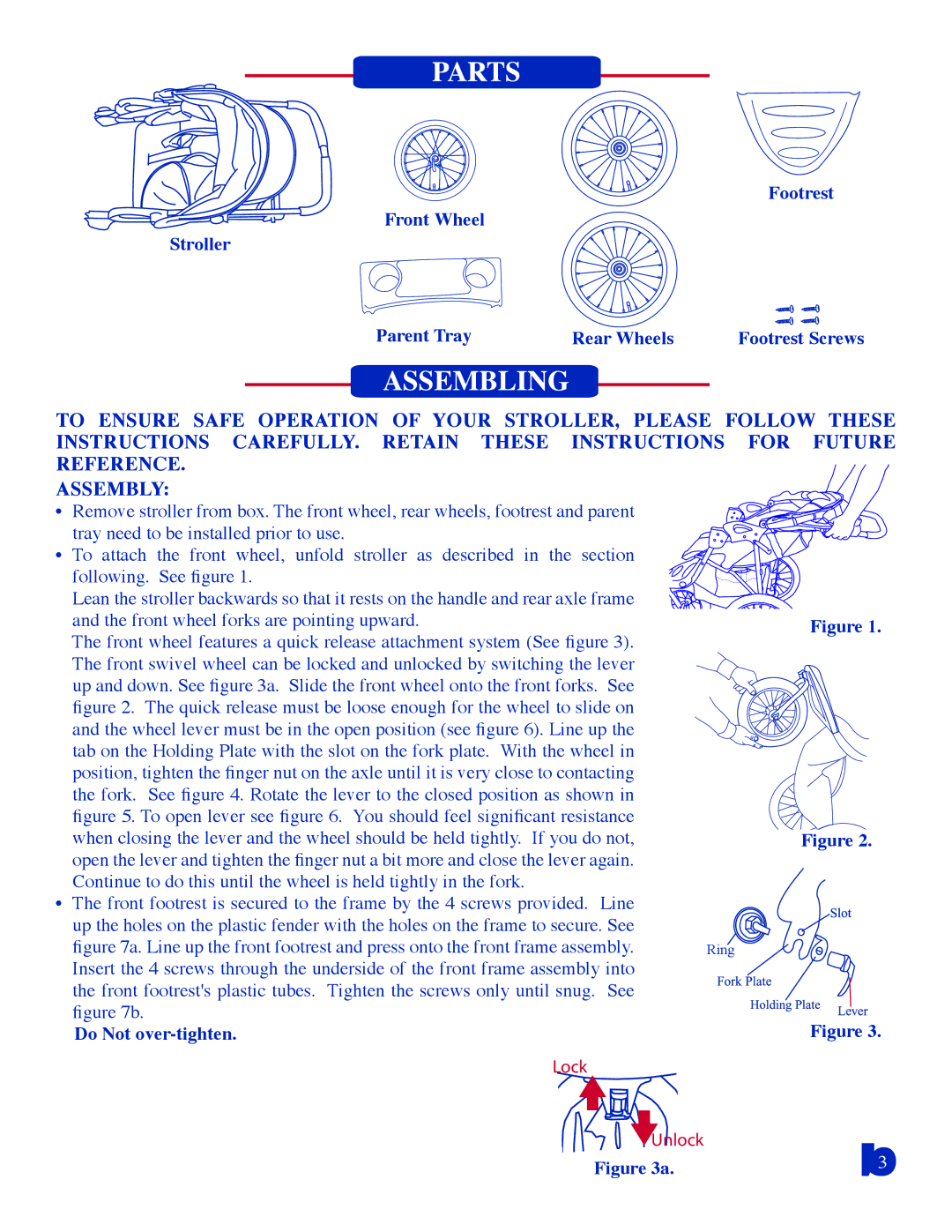 Baby Trend 9121, 9199, 9133, 9139, 9100 manual Do Not over-tighten 