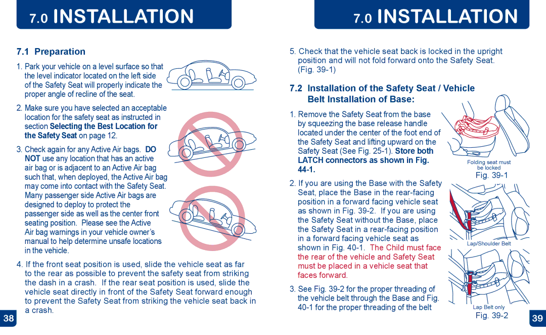 Baby Trend CS0190B0211, E30FL0211U manual Preparation 