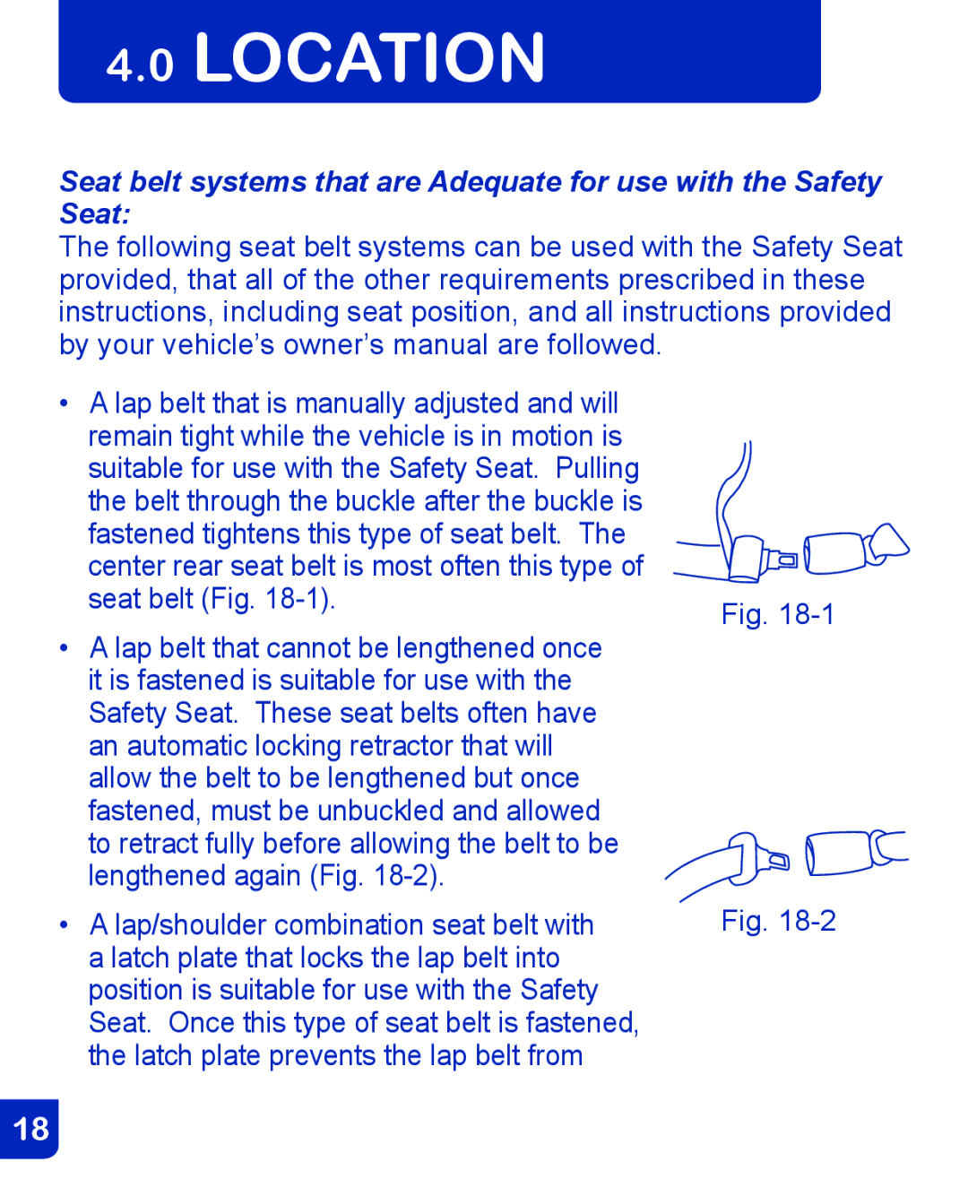 Baby Trend CSO190AD809 manual Location 