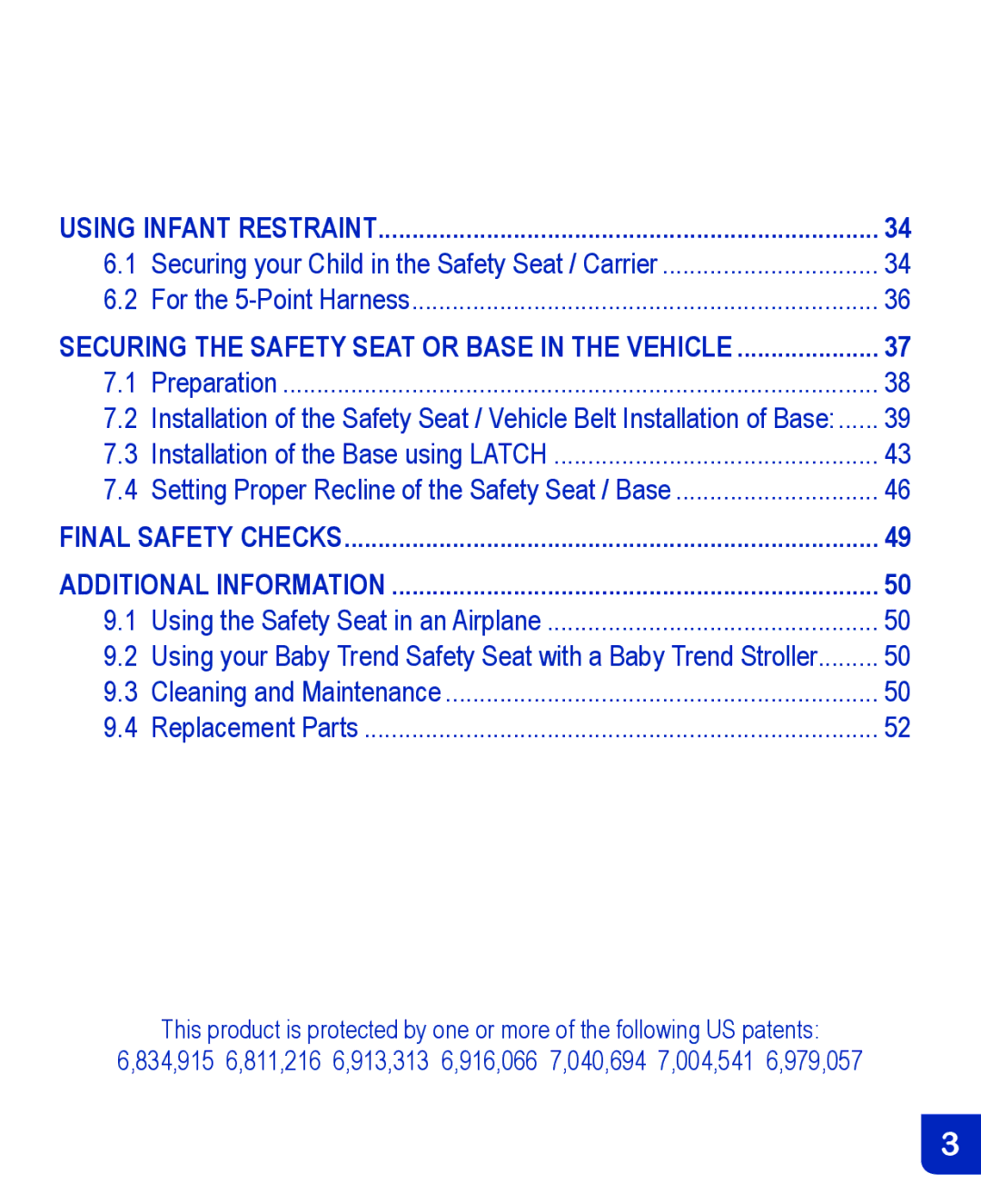 Baby Trend CSO190AD809 manual Setting Proper Recline of the Safety Seat / Base 