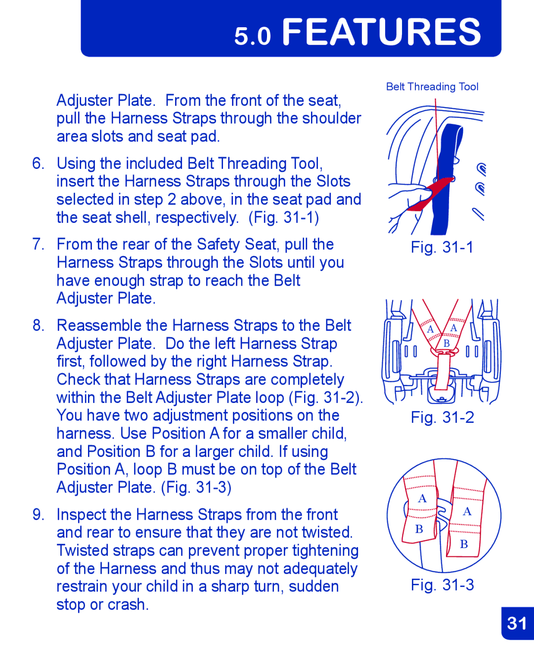 Baby Trend CSO190AD809 manual Adjuster Plate. Fig 