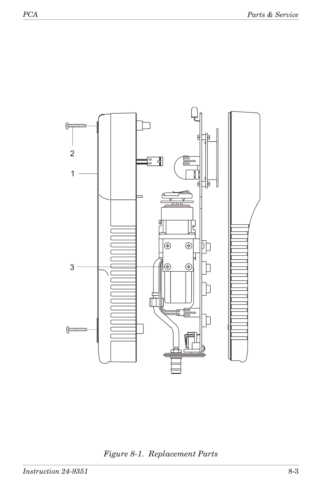 Bacharach 24-9351 manual Replacement Parts 