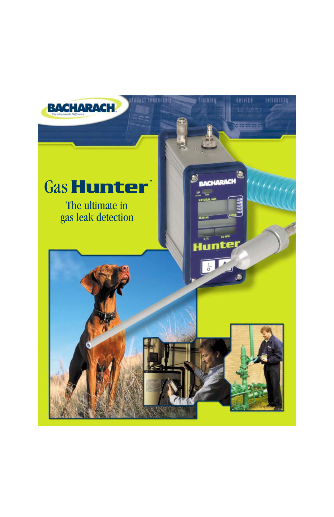 Bacharach Gas Leak Detection manual Gas Hunter, The ultimate in gas leak detection 
