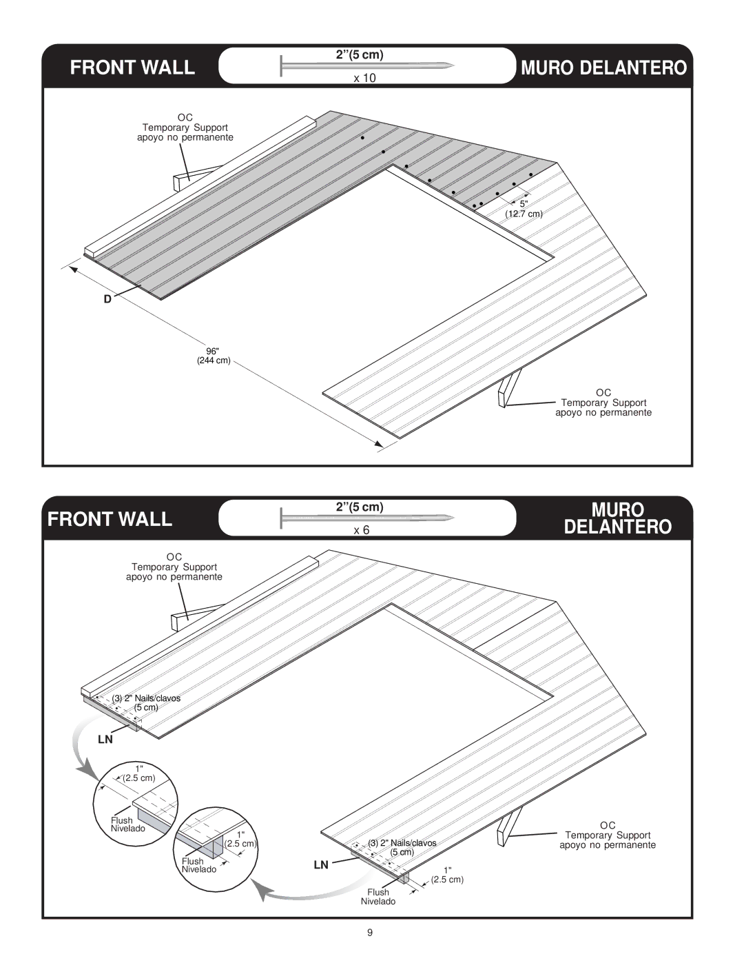 Backyard Storage Solutions 18276-1, 16616 manual Delantero 