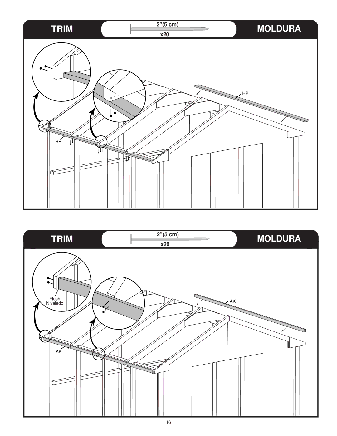 Backyard Storage Solutions 16616, 18276-1 manual X20 