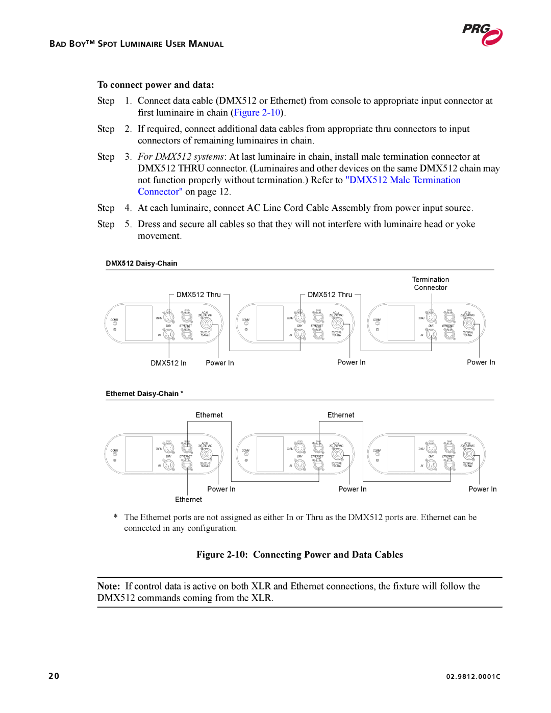 Bad Boy Mowers 02.9812.0001C user manual To connect power and data, Connecting Power and Data Cables 