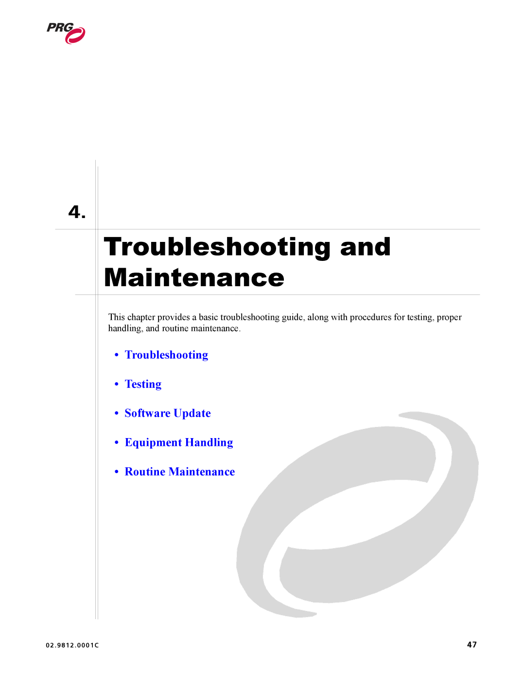 Bad Boy Mowers 02.9812.0001C user manual Troubleshooting Maintenance 