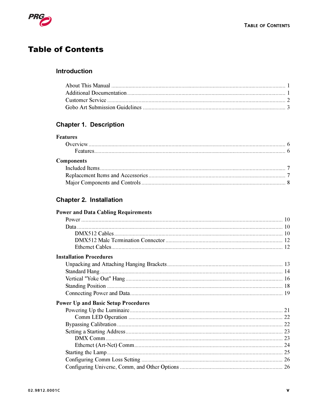 Bad Boy Mowers 02.9812.0001C user manual Table of Contents 