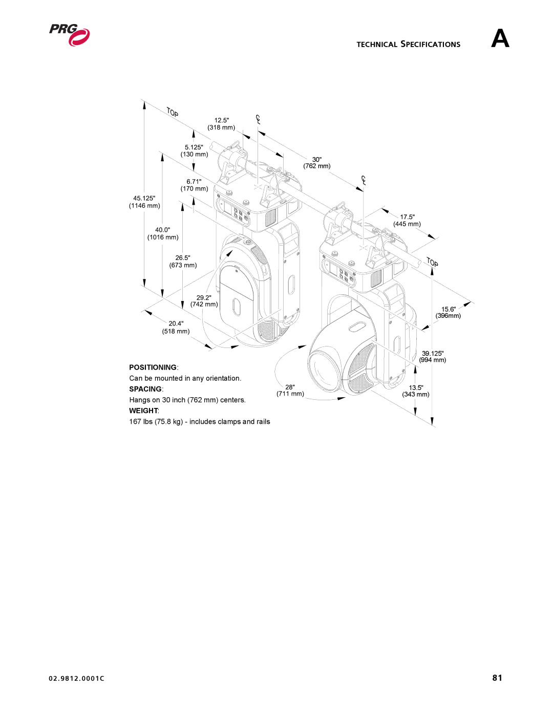 Bad Boy Mowers 02.9812.0001C user manual Technical Specifications 