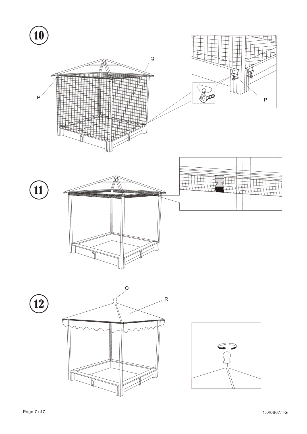 Badger Basket 09985 instruction manual 0607/TG 