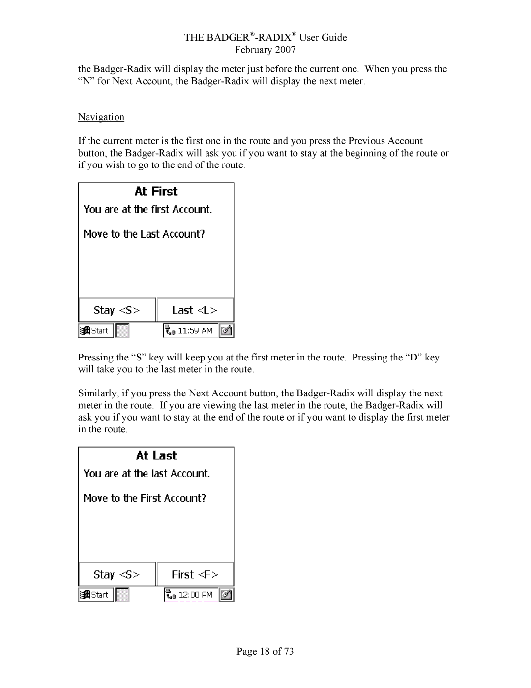 Badger Basket RAD-IOM-01, N64944-001 operation manual 