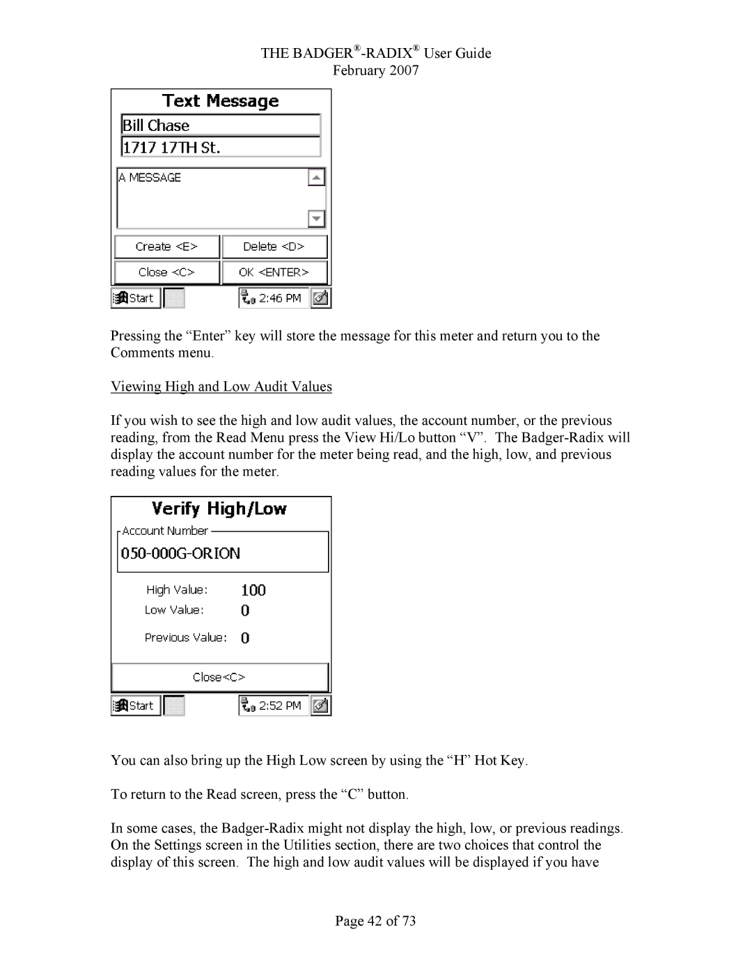 Badger Basket RAD-IOM-01, N64944-001 operation manual 