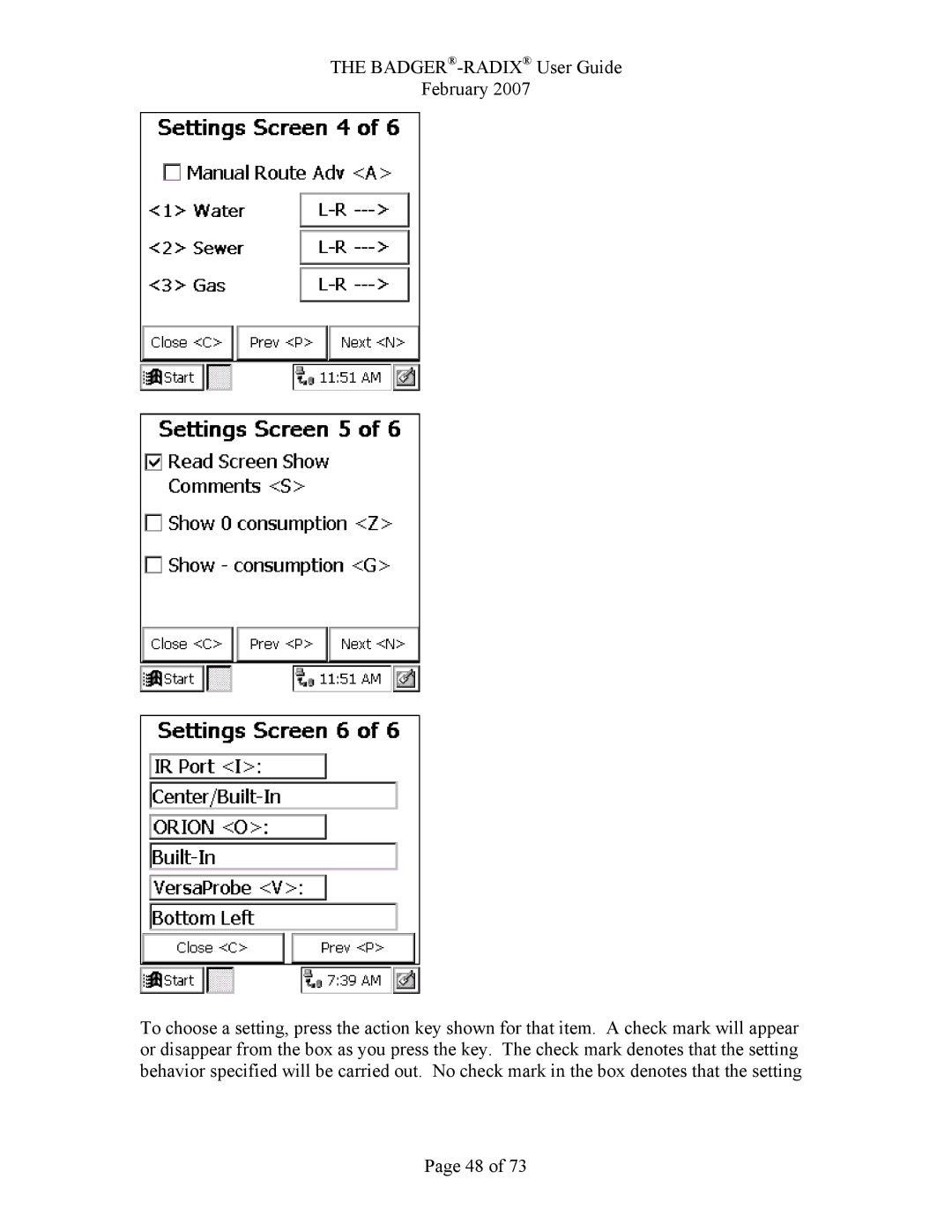 Badger Basket RAD-IOM-01, N64944-001 operation manual 