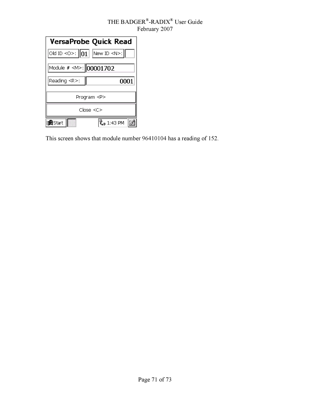 Badger Basket N64944-001, RAD-IOM-01 operation manual 