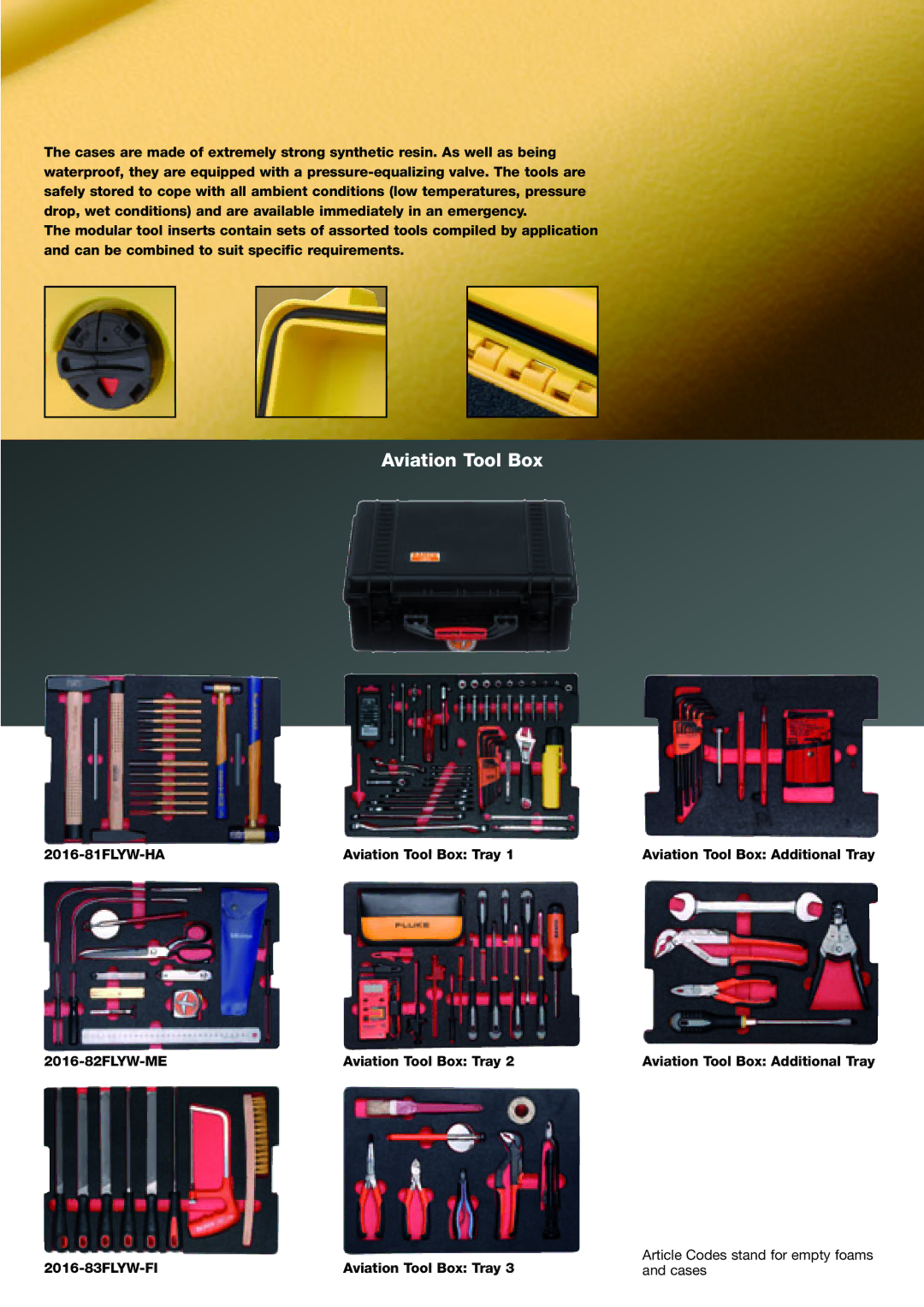 Bahco 3126N-LHFR manual Aviation Tool Box 