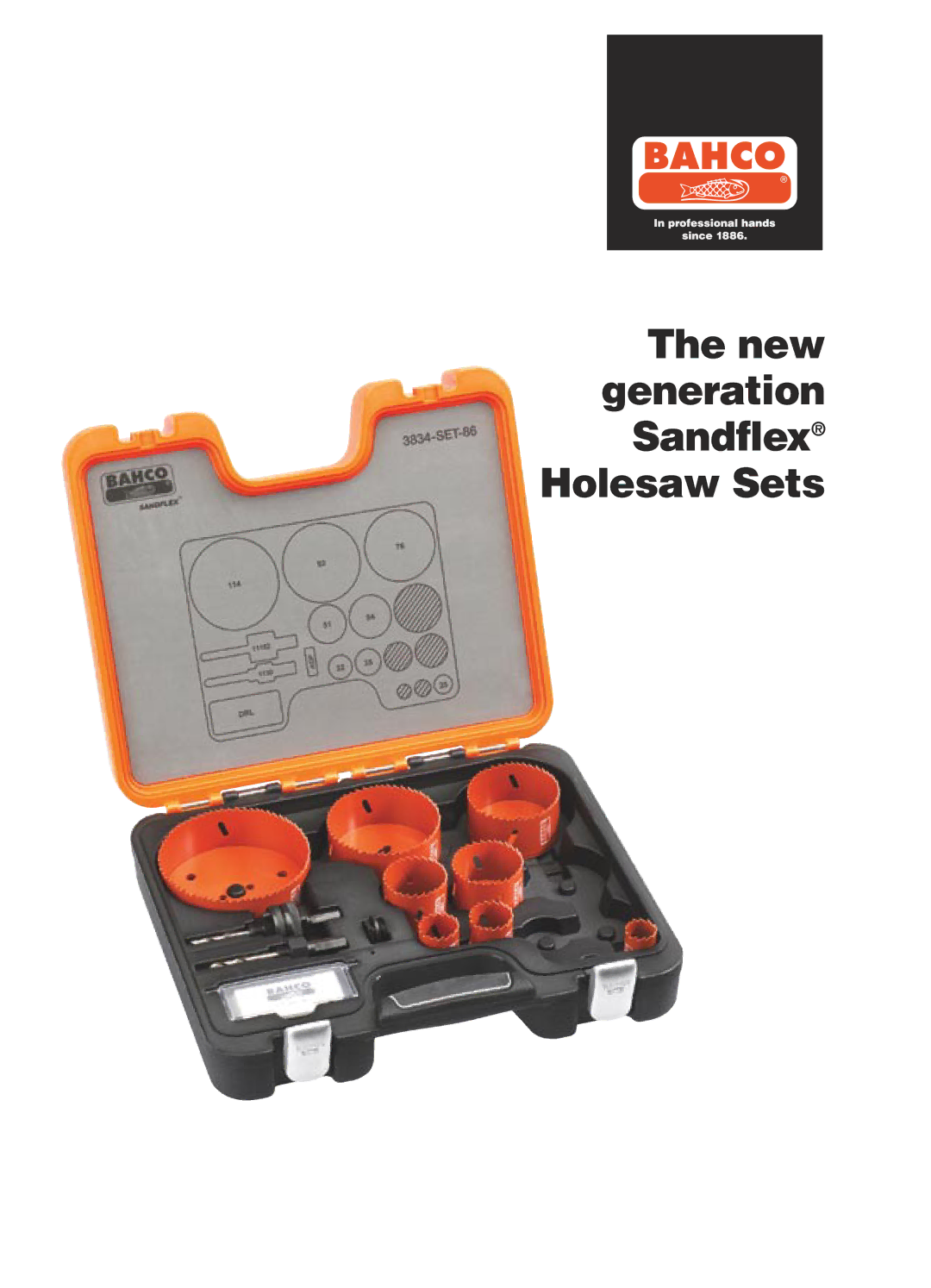 Bahco manual New generation Sandflex Holesaw Sets 