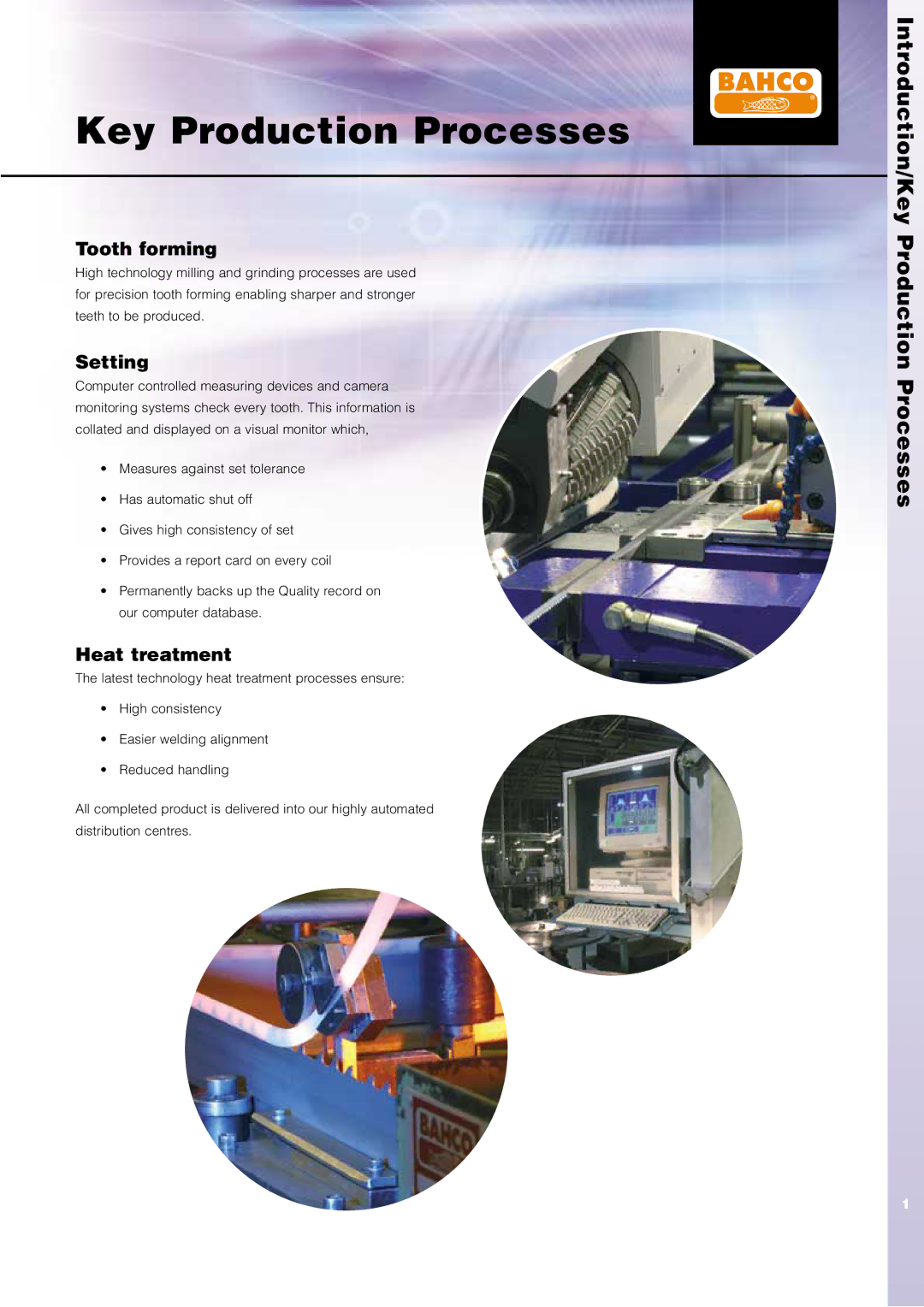 Bahco Saw manual Tooth forming, Setting, Heat treatment 