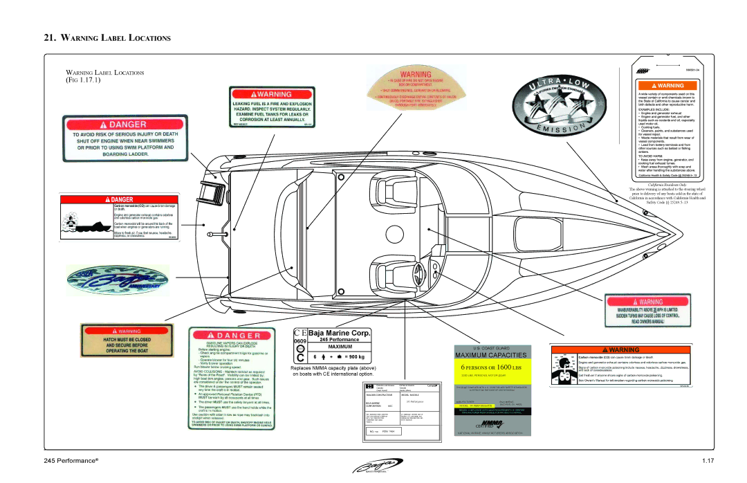 Baja Marine 245 manual Baja Marine Corp 