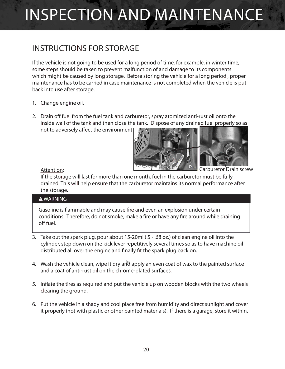 Bajaj Electricals DB30 manual Instructions for Storage 