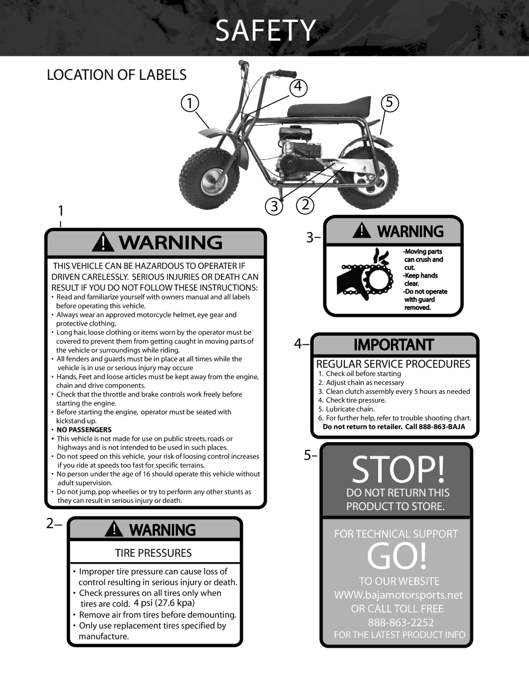 Bajaj Electricals DB30 manual Stop 