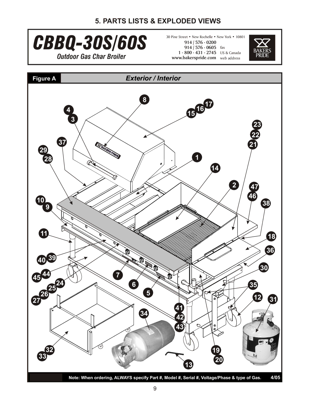 Bakers Pride Oven CBBQ-60S manual CBBQ-30S/60S 