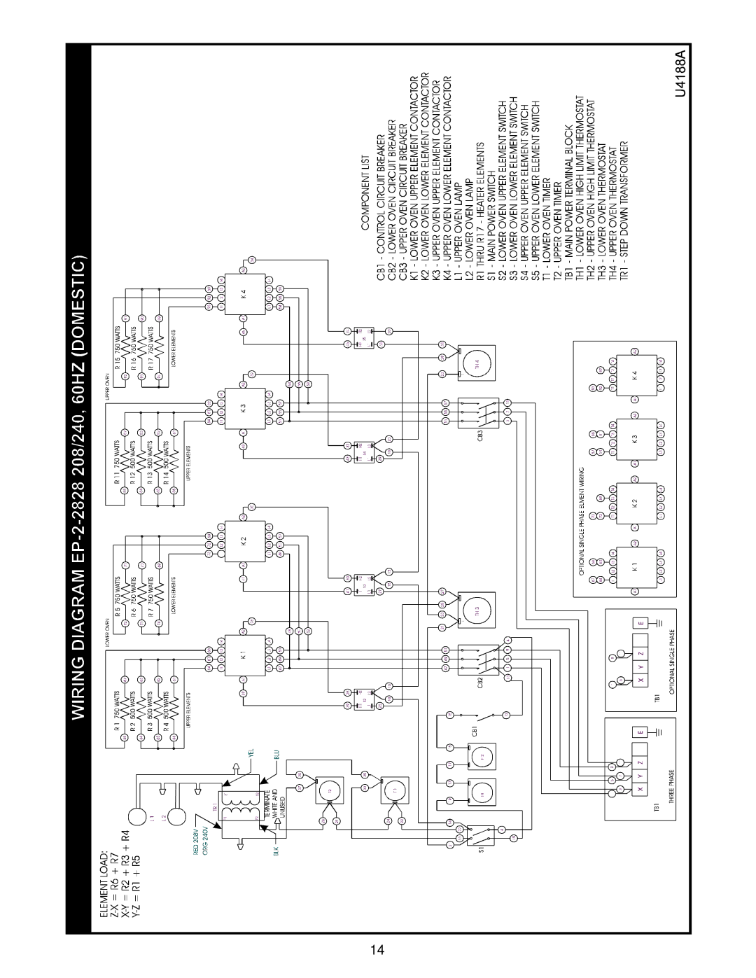 Bakers Pride Oven EP-2-2828 manual 