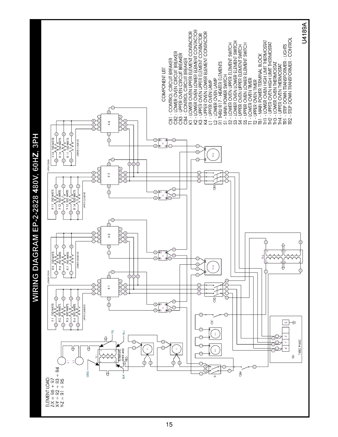 Bakers Pride Oven EP-2-2828 manual 