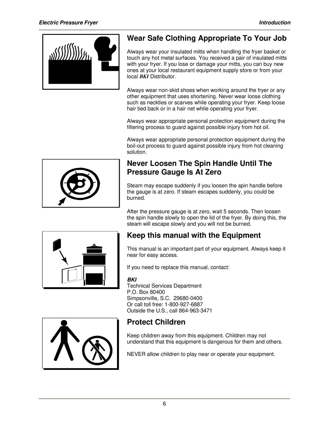 Bakers Pride Oven LPF-FC service manual Never Loosen The Spin Handle Until Pressure Gauge Is At Zero 