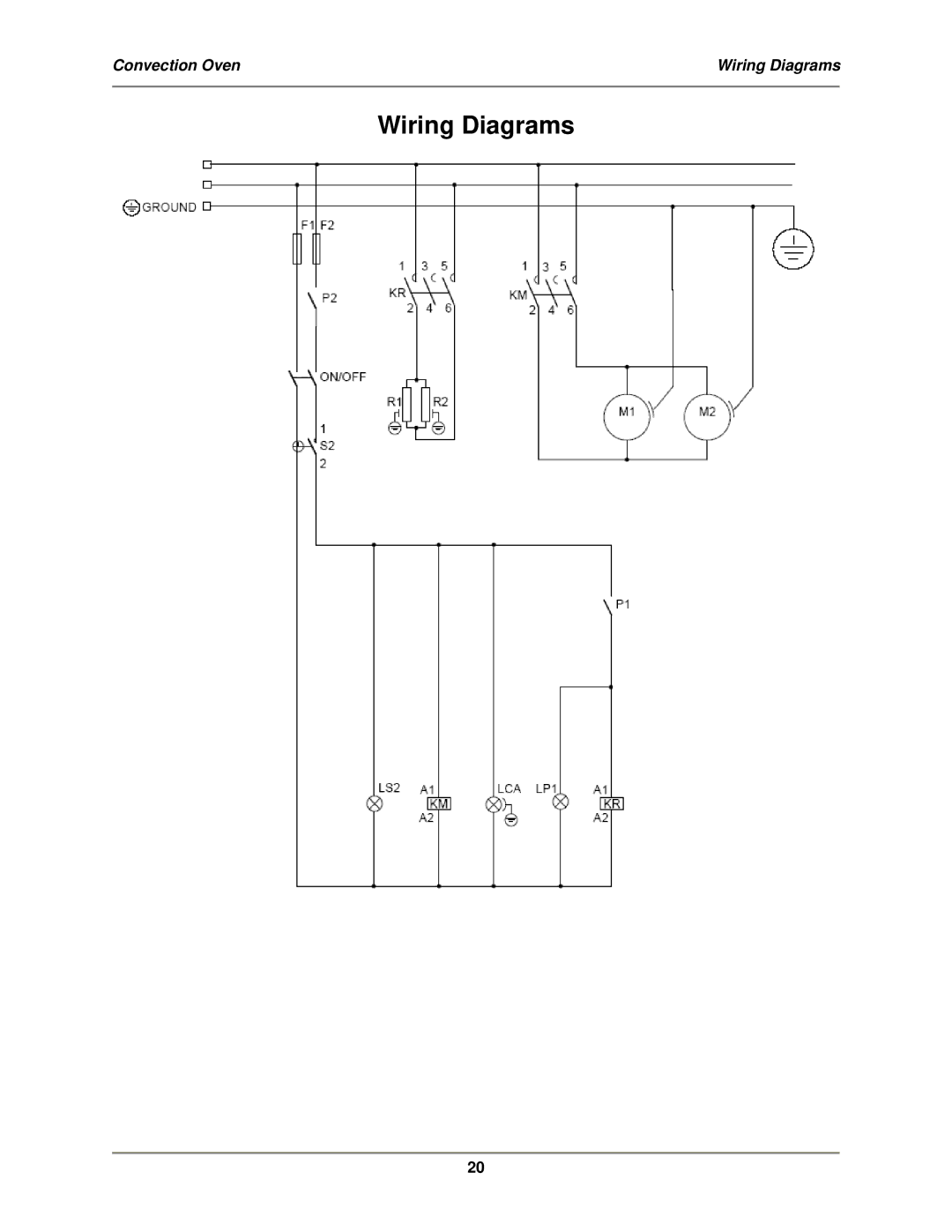 Bakers Pride Oven MT-200 service manual Wiring Diagrams 