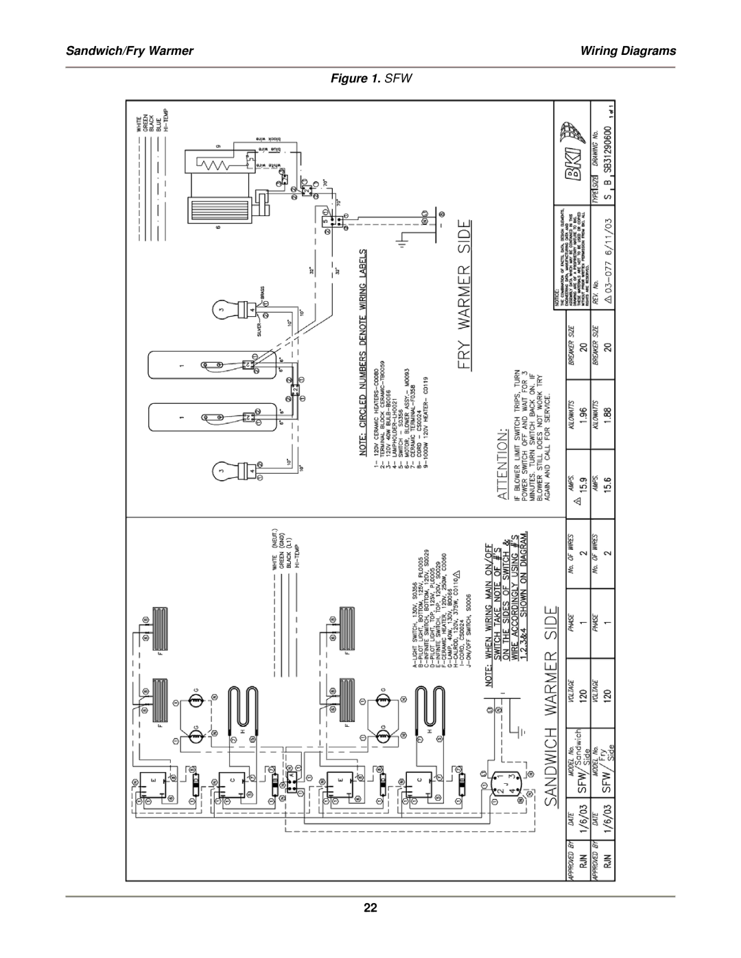 Bakers Pride Oven SFW-72 service manual Sfw 