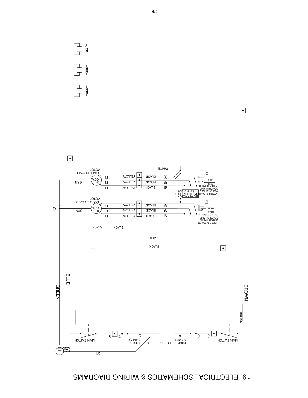 Bakers Pride Oven VH1620E, VHVA1620E, VH1828E, VHVA1828E Electrical Schematics & Wiring Diagrams, VHVA1620E Schematic 