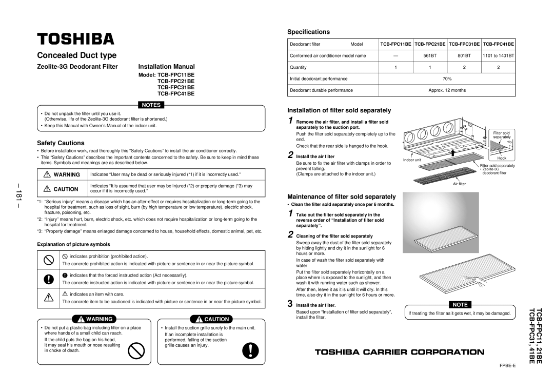 Balcar R410A service manual 181 