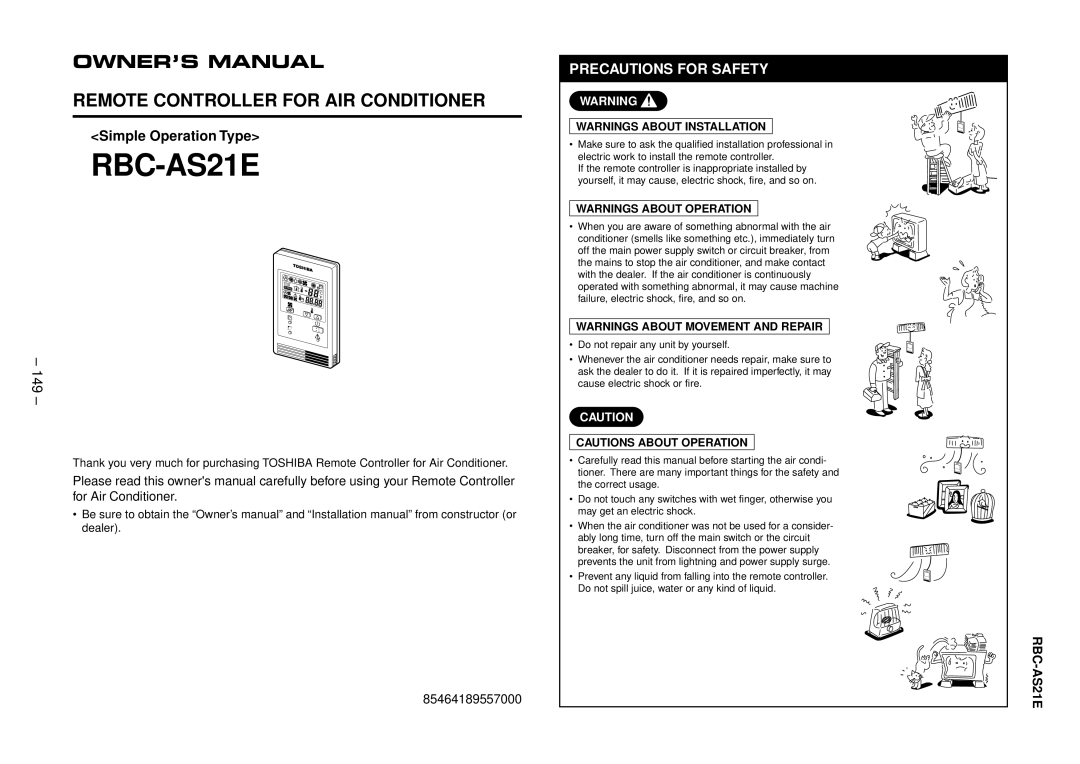 Balcar R410A service manual RBC-AS21E, 149 