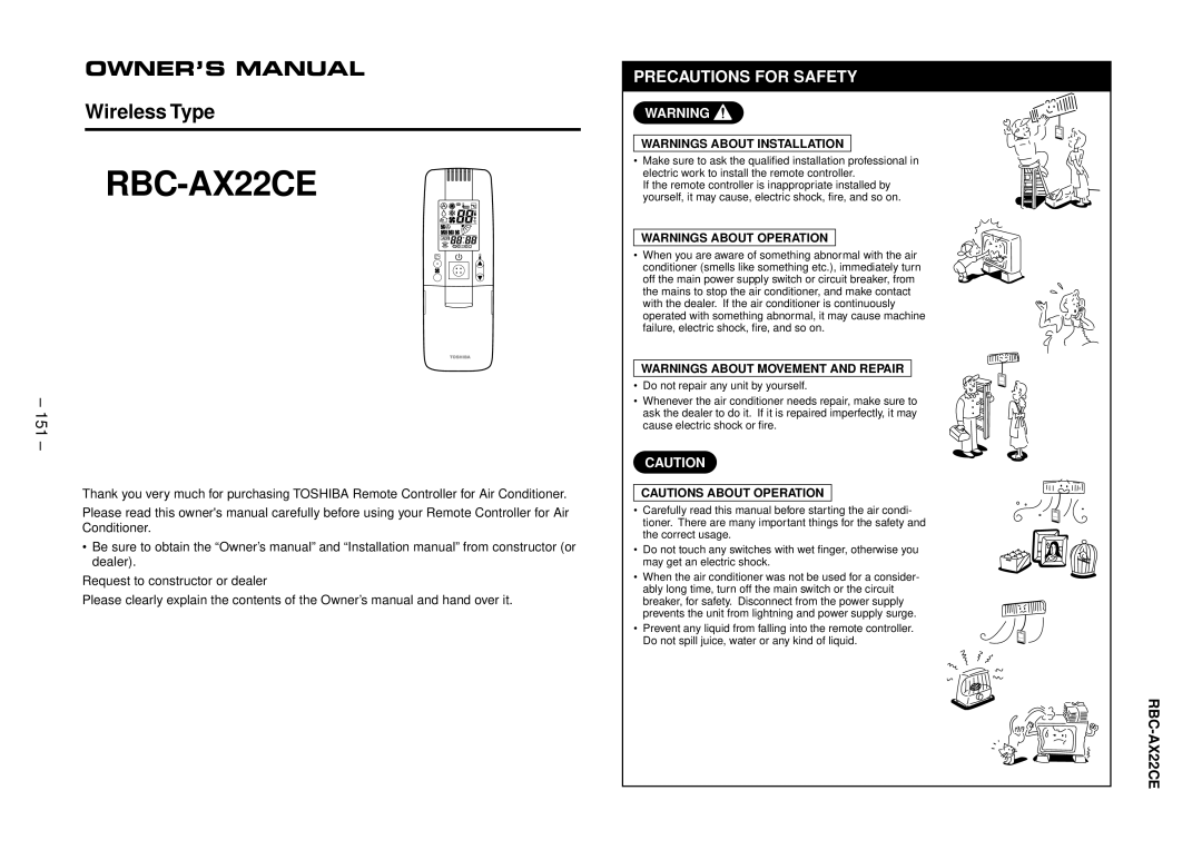 Balcar R410A service manual RBC-AX22CE, 151 