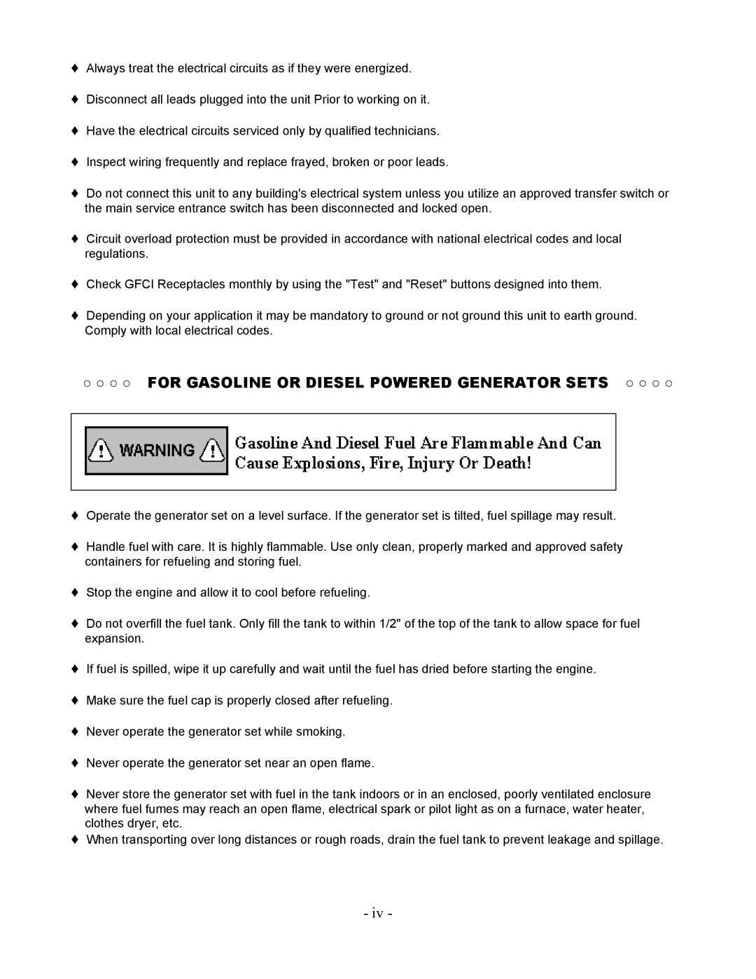 Baldor 3KW-9KW manual For Gasoline or Diesel Powered Generator Sets 