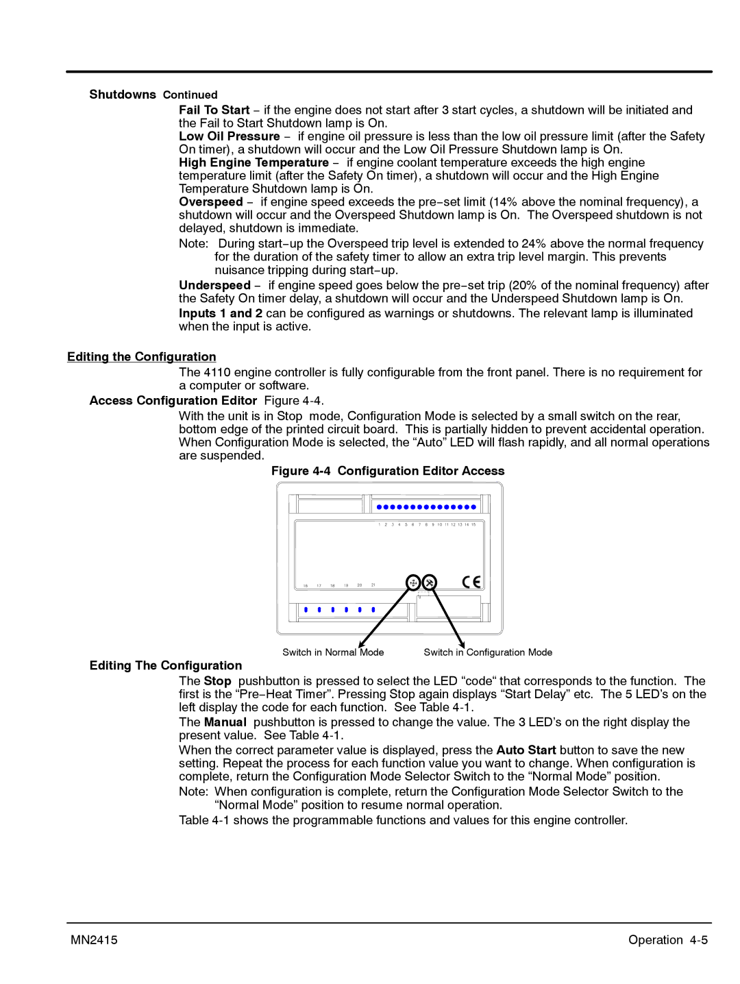 Baldor AE8, AE11, AE10, AE25 manual Editing the Configuration, Access Configuration Editor Figure 