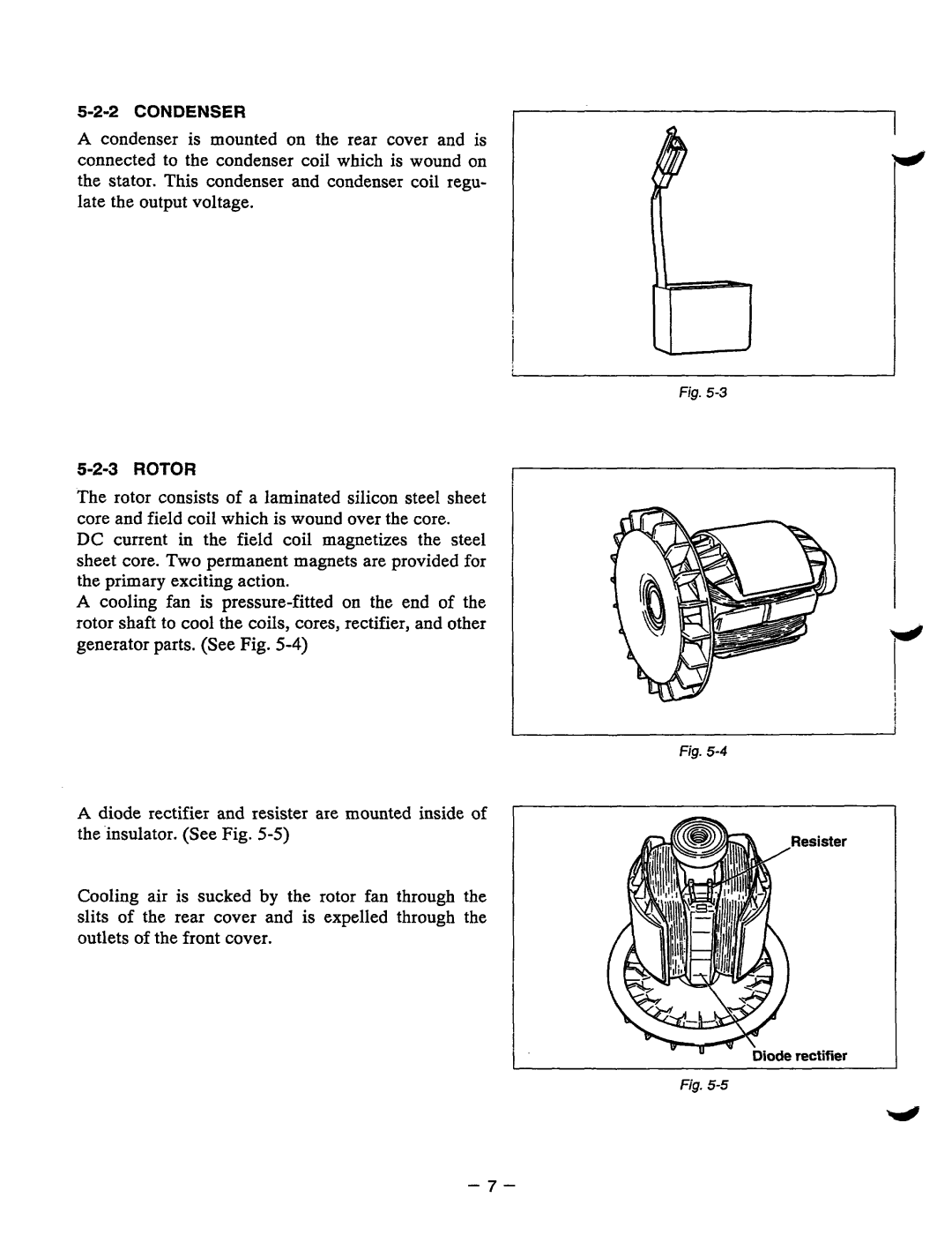 Baldor BALDOR GENERATOR, PC13R manual 2CONDENSER 