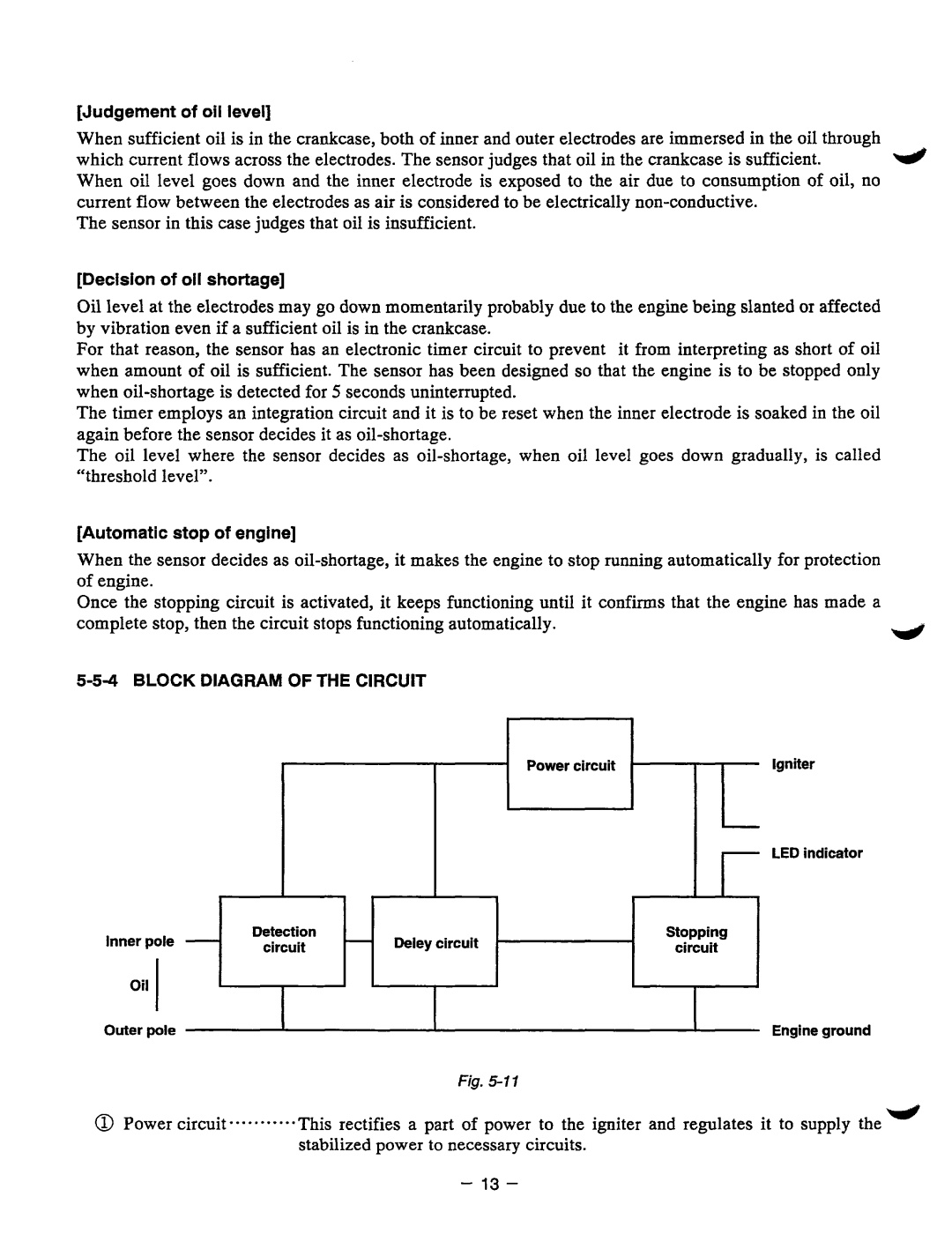 Baldor BALDOR GENERATOR, PC13R manual Oil 