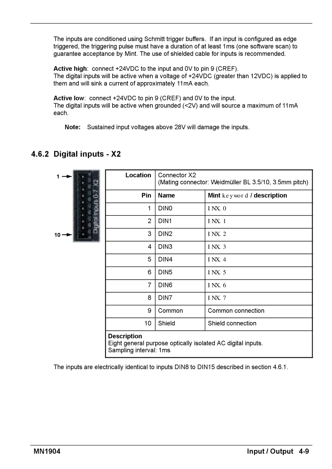 Baldor BXII installation manual INX.0 