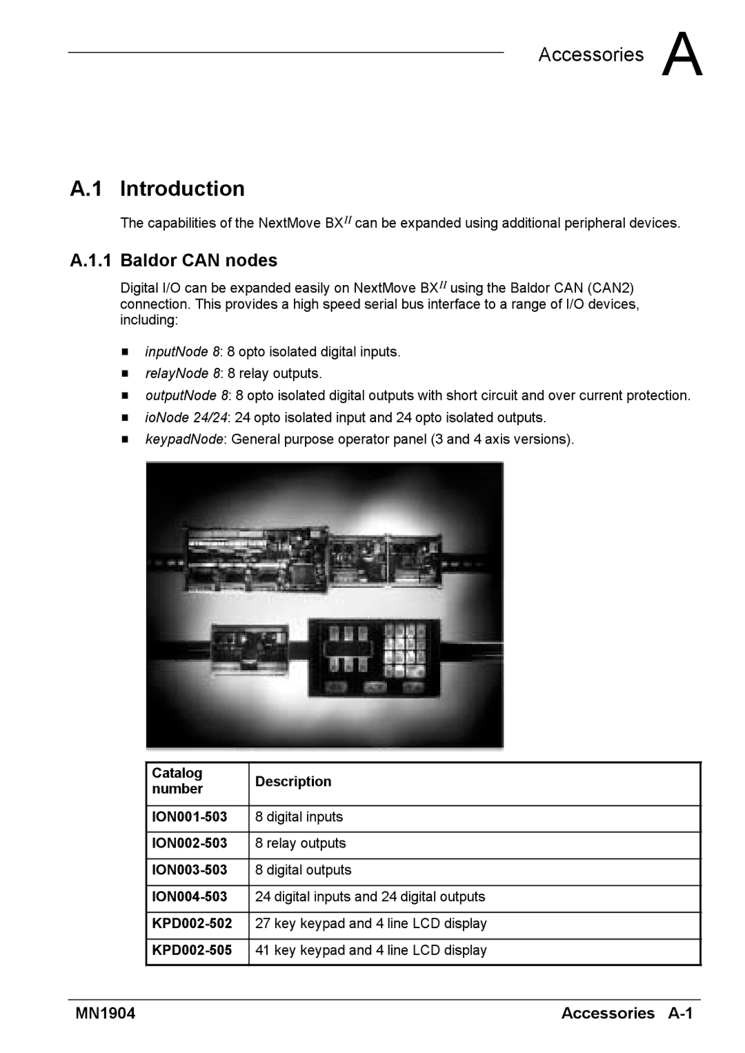 Baldor BXII installation manual Introduction, Baldor can nodes 