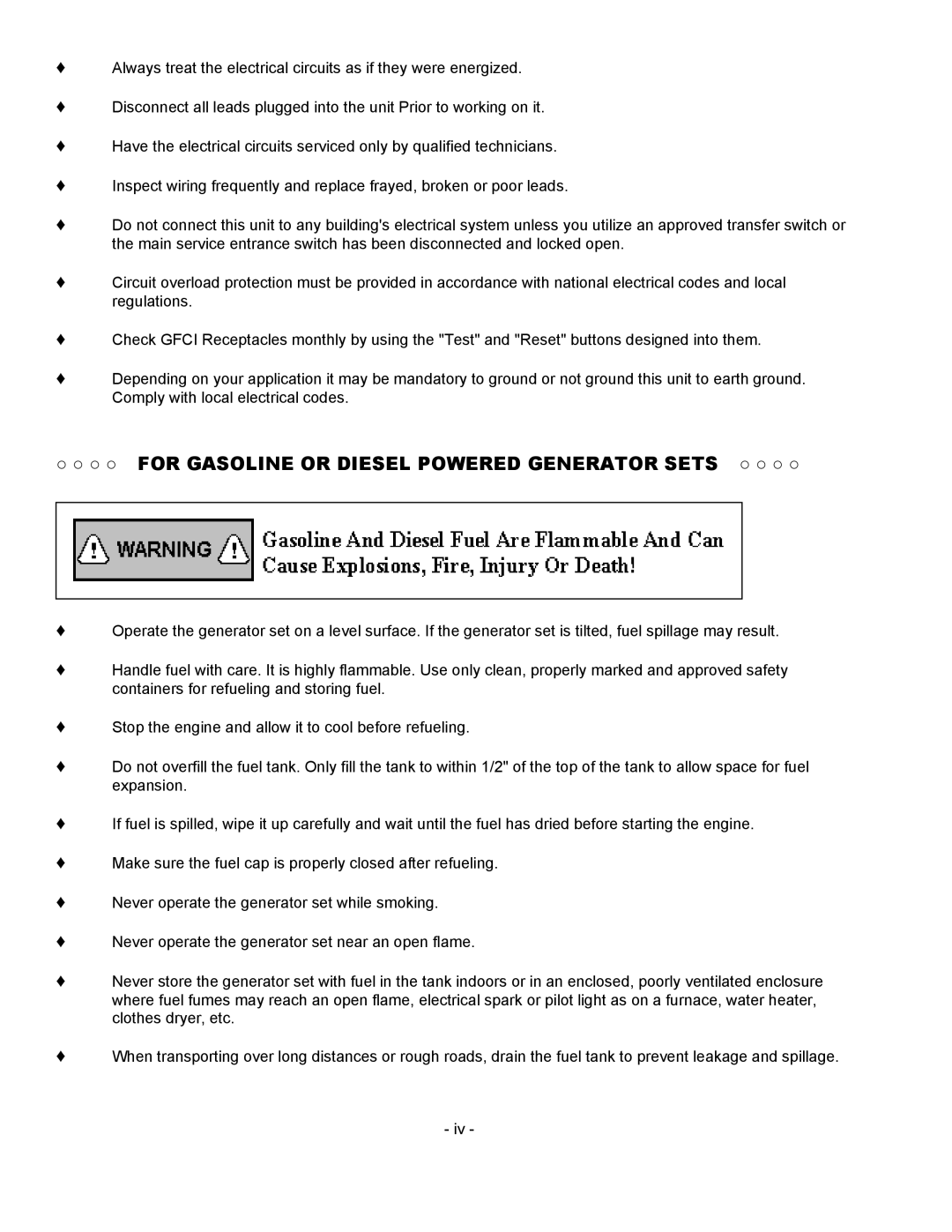 Baldor ISO9001 manual Ż ż for Gasoline or Diesel Powered Generator Sets ż ż ż ż 